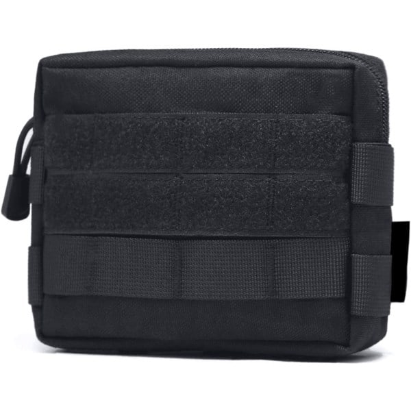 Taktisk Molle Pung (sort) EDC Pung Multifunktionel Militær Be