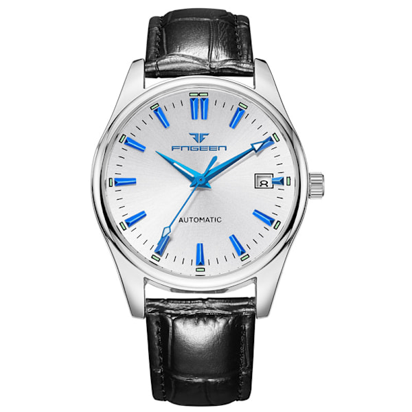 Herrklocka Kvarts, Analog Vattentät Lysande Datum Casual Armbandsur C-White