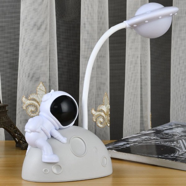 Spaceman Moon Lamp Astronaut LED-pöytälamppu B B