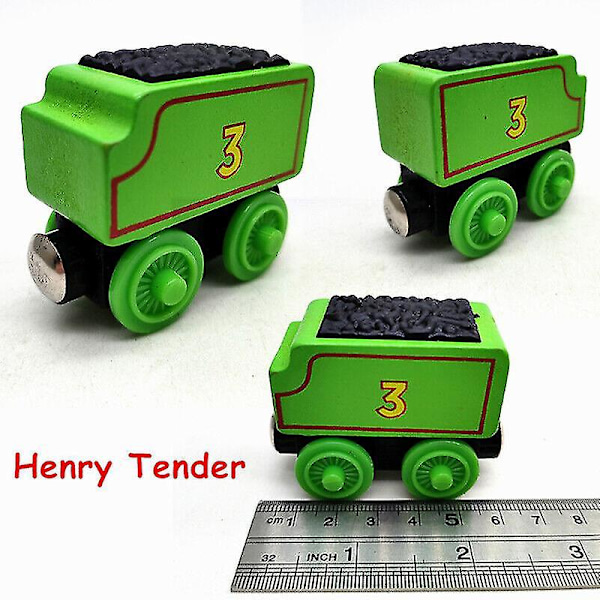 Thomas og vennerne tog tankmotor træ jernbane magnet samle gave legetøj Henry Tender