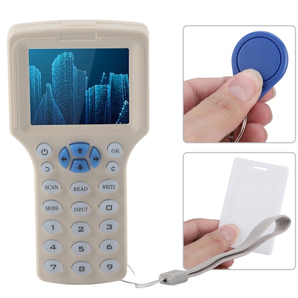 Multifrekvens Identifiering RFID ID Kort Åtkomstkontroll Kopieringsläsare Kit