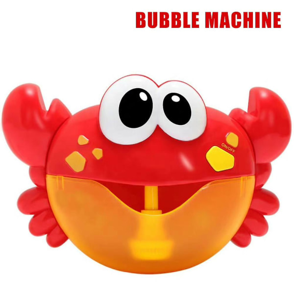 Barn Barn Badkar Krabba Bubbelmaskin Musikalisk Bubbelmaskin Babydusch Badkar Leksak null none