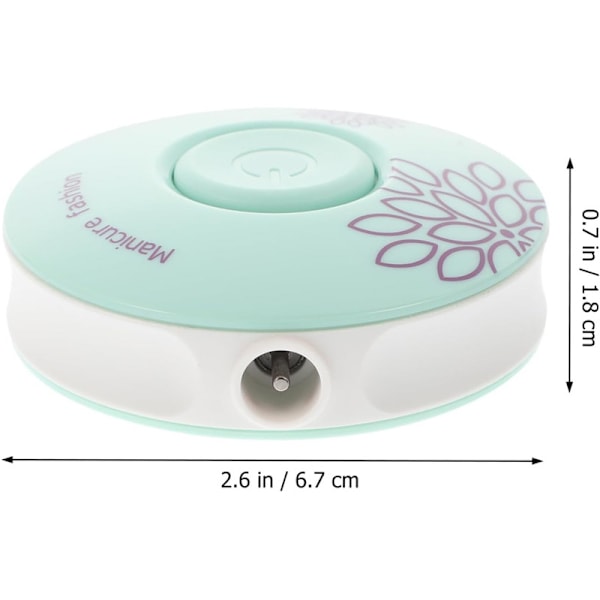 Elektrisk nagelfil automatisk portabel elektrisk nagelfilsborr Green