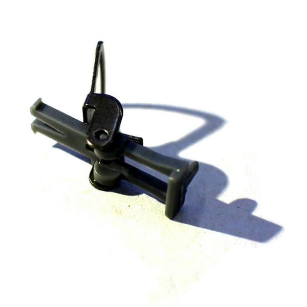 10 kpl Junan Kytkinkoukku Junatarvikkeet 1:87 Mittakaavan Vaunuille DIY Tarvikkeet Gray 1.8cm