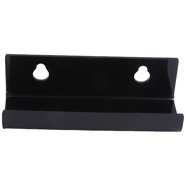 Svart vinyl-skivhylle veggmontering 6-pakning, vinylholder vegg, akryl album skivholder display Black