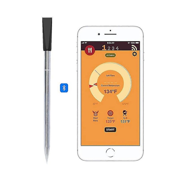 Fjärrstyrd smart trådlös termometer med digital anslutningsfunktion