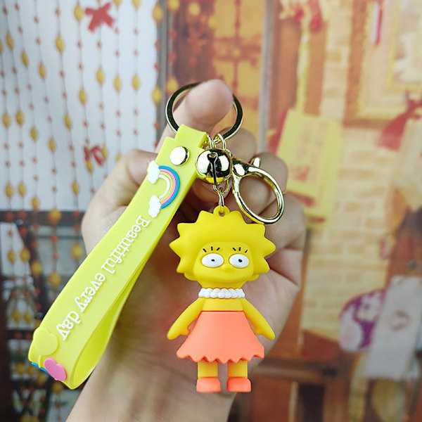 The Simpsons Bilnøkkelring - Søt gaveidé for fans