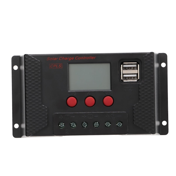 LCD PWM solcellsladdningsregulator 12V 24V automatisk igenkänning solcell PV laddningsregulator