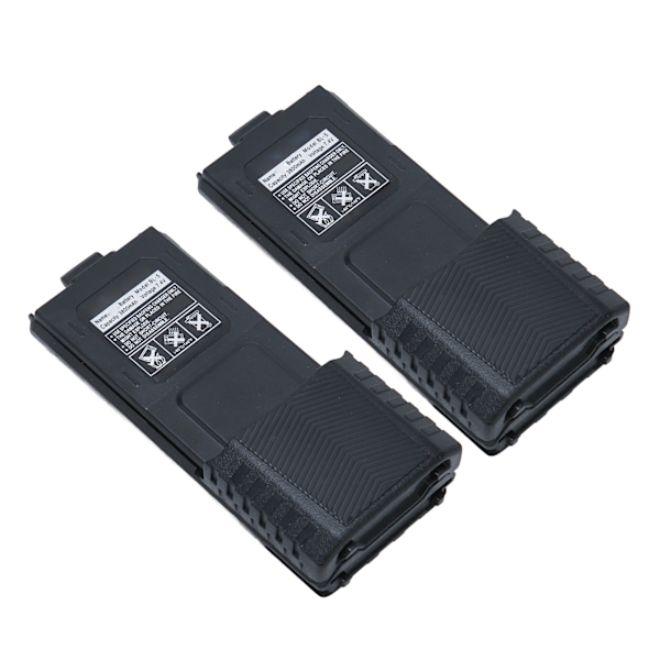 2 stk Walkie Talkie Li Ion Batteri 3800mAh Erstatning 2 Veis Radio Batteri for BAOFENG BF UV5R 5RA 5RB 5RC 5RD 5RO 5RE