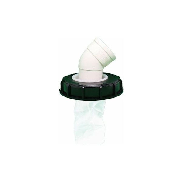 IBC-lock med nylonfilter, 1000L IBC-tankfilterlock, IBC-lock med ventil för IBC-regnvattentank【HY】