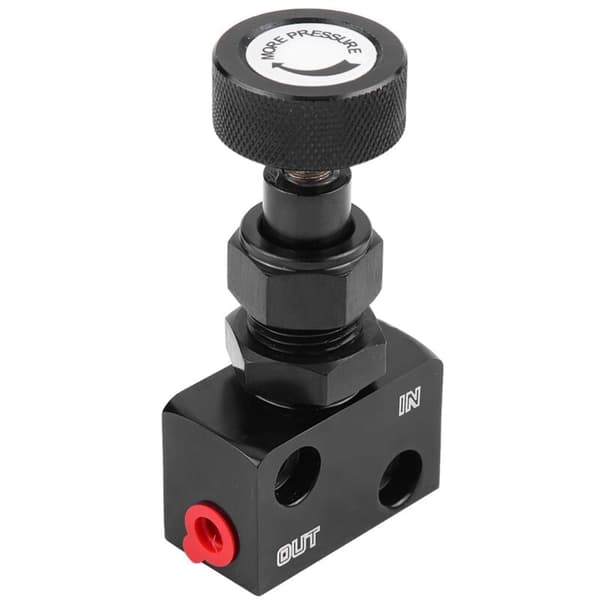 Universal Racing Bremse Proportional Ventil Stopventil Trykregulator Sort {XW}