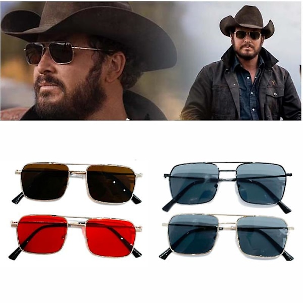 Dobbeltstråle Solbriller Yellowstone Rip Wheeler Dutton Mænd Kvinder Uv400 Shades Mode Kørsel Sport Udendørs Fiskeri Briller DB A3