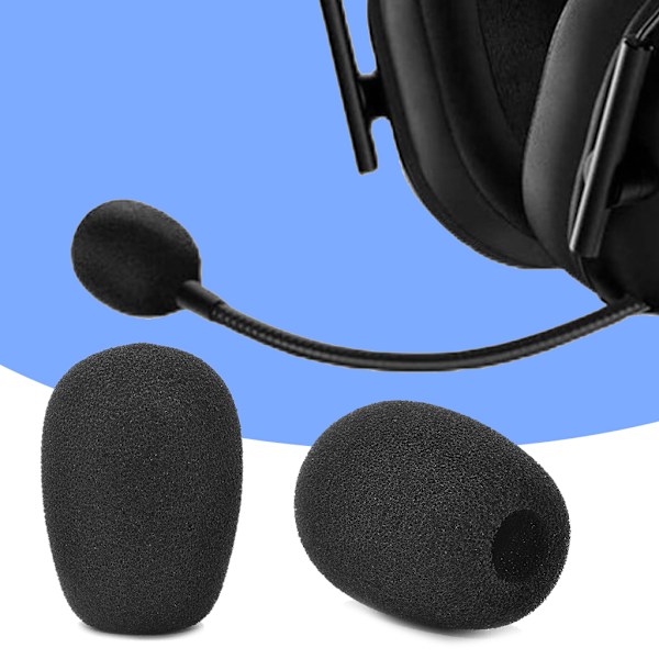 10 st Headset Skumöverdrag för Razer BlackShark Over Headsets Mikrofonöverdrag Mikrofon Vindskydd Skum