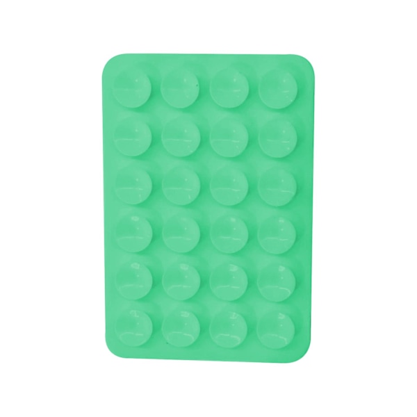 6 stk. Silikone Sugekop Telefoncover Klæbende Holder, Silikone Telefoncover Holder Måtte Til Selfies Og Videoer, Skridsikker Håndfri Telefonholder light green