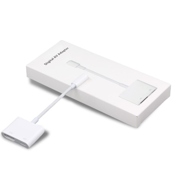 Gäller Apple Lightning Digital AV-adapter Apple MFi-certifierad