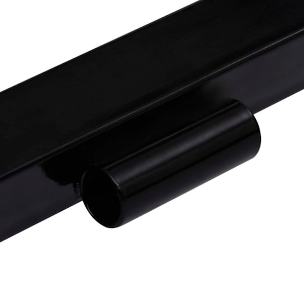 vidaXL Snøplogadapter for gressklipper svart Black Black