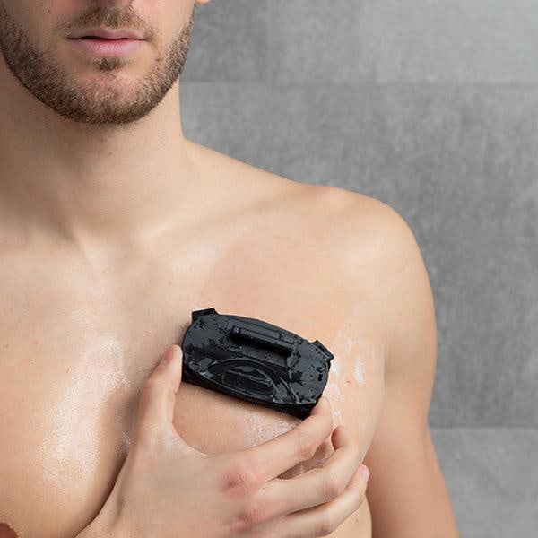 Foldbar skraber til ryg og krop black