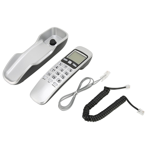 KXT888CID Corded Wall Telephone for Home, Office and Hotel (Silver)