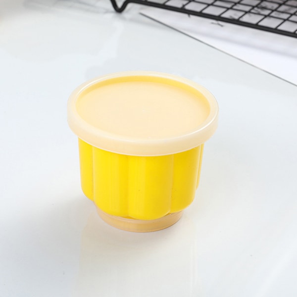 1 stk Puddingform Genanvendelig Chokolade Kageform i Form Ba Yellow