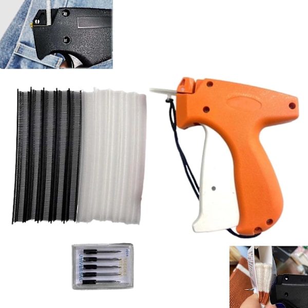 Stitch Quick Klädfixare, Mini Handhållen Symaskin, Snabb Fästning av Täcken, Fållningsverktyg, Mikrohäftningsverktyg för Kläder Orange