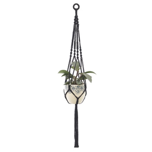 4 st Macrame växt hängare hängande planter korg, stil 4