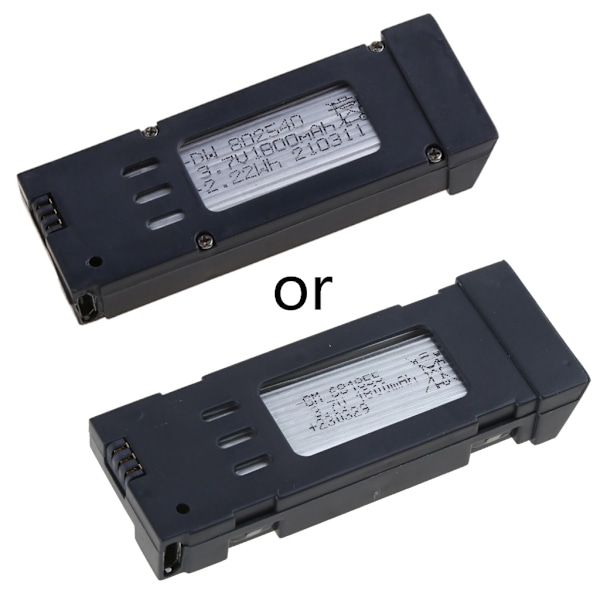 3.7V 600mA 800mA 1200mA 1800mA Litium-akku Eachine E58 S168 JY019 JD19 -droneille 0.03 600 mah