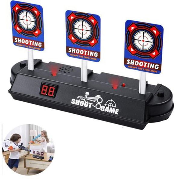 EXTSUD Elektronisk Digital Målskive til Nerf Guns, Automatisk
