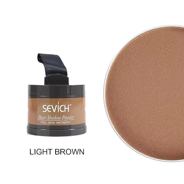 Sevich Vannfast Hårfargepulver Concealer Rotberøring Volumiserende Dekk A Light brown