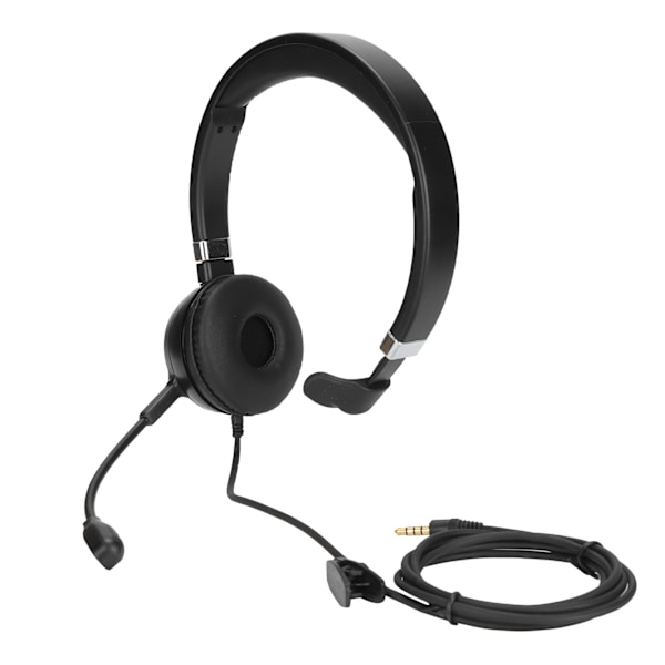 H2000‑3.5 Telefon headset med mikrofon og lydkontroll for telefonsentraler og kontorer