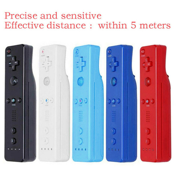 Erstatnings trådløs fjernkontroll for Wii for Wii U for Wiimote-WELLNGS Black