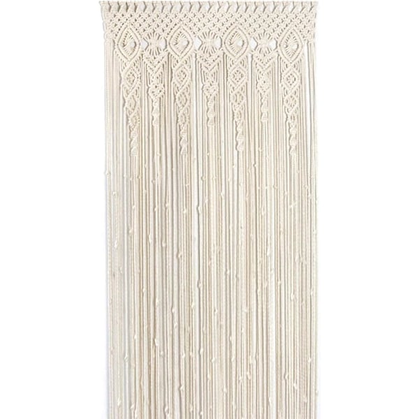 Macrame wall hanging in fabric, macrame door hanging boho wall decoration