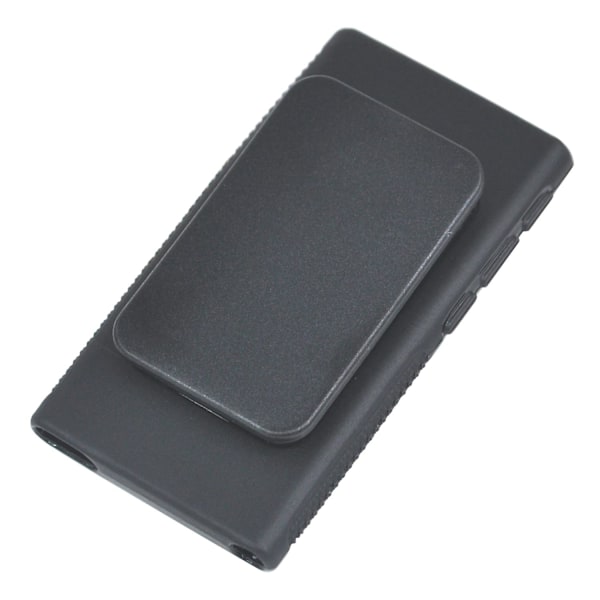 TRIXES Musta TPU-klipsigeelikuori Apple iPod Nano 7. sukupolvelle, suojakuori