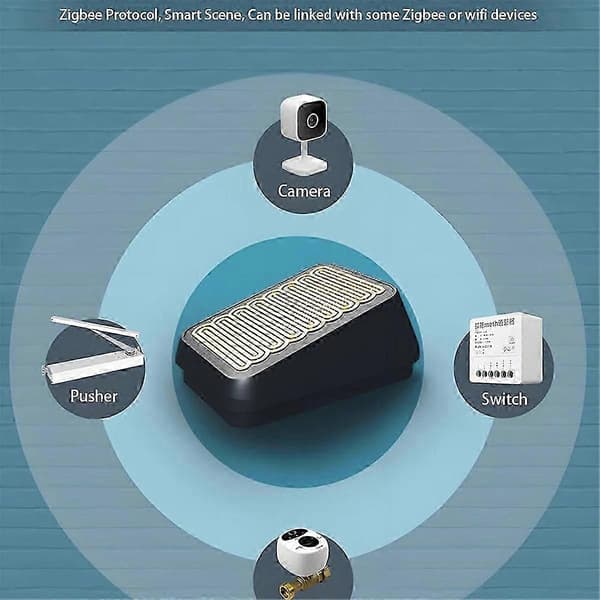 Zigbee Smart Regnsensor for Utendørs Trådløs Regndeteksjon Vanntett, Zigbee Hub Kreves, Linkag