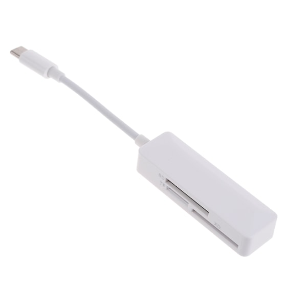 Mini Minneskortläsare 3 i 1 Kortläsare USB C Kortläsare TFSD XD 3 i 1 Kortläsare för Laptop Telefon Tablet