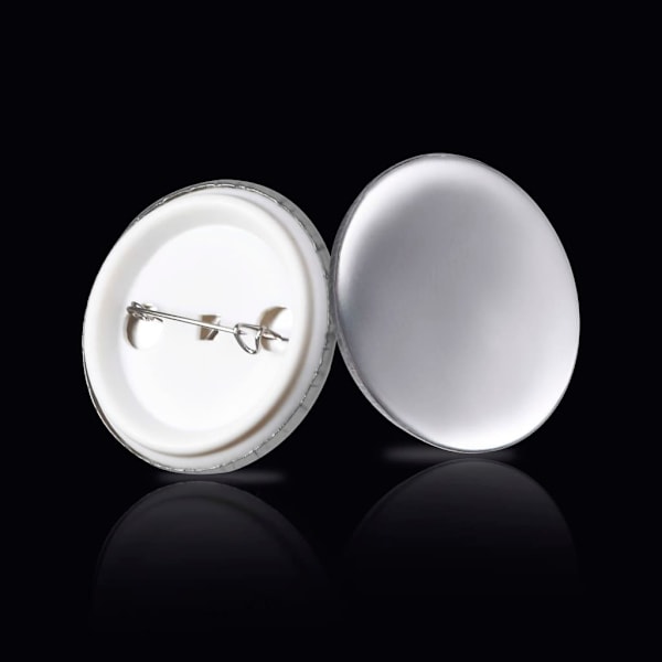 vidaXL Knappdelar 500 set 37 mm Silver Silver