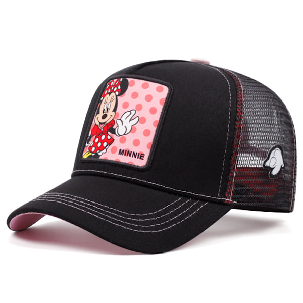 Mickey Mouse Mesh Baseball Cap til mænd, kvinder og unisex - Snapback sommer solbeskyttelse【HY】 Minnie