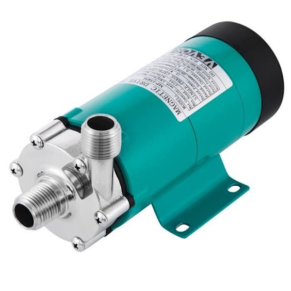 Ölpump - VEVOR - MP-15 RP Magnetisk Drivpump - Kvalitets Rostfritt Stål, Tyst