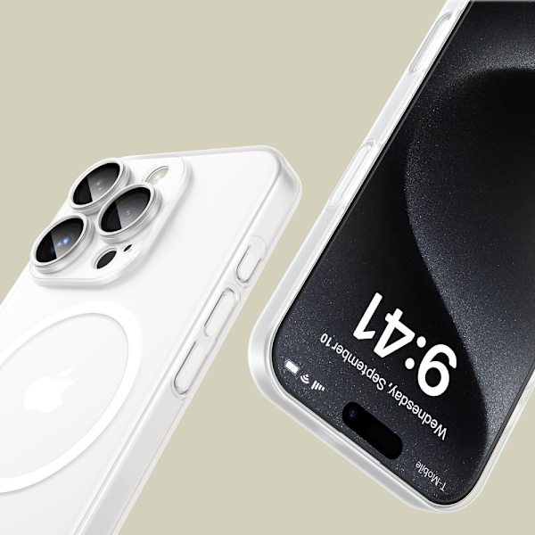 Tech-Protect iPhone 16 Pro Kuori MagSafe MagSlim Mattavalkoinen{qw} 50
