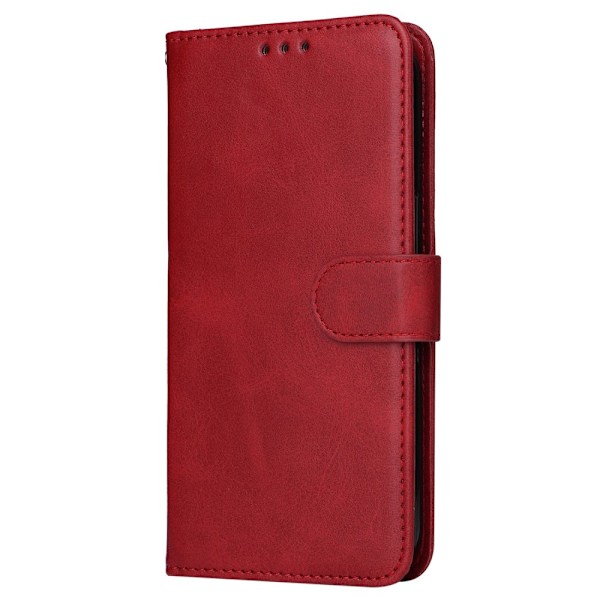 SKALO Samsung A35 5G PU Læder Wallet Case - Flere Farver Red RED