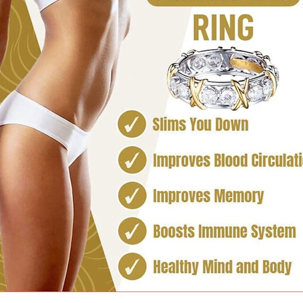 Ring Magnetisk Zirkon Formgivning NO.5 NO.5 No. 5 No. 5