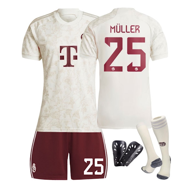 2324 Bayern München udebanetrøje, børnemodel, studenter voksen træningsdragt, sportsdragt, holduniform, fodbolduniform til mænd og kvinder, nr. 9 No.9 20
