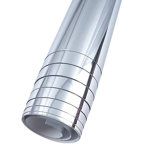 Fleksible Spejlfliser, Spejlvægdekorationer Ikke-Glas Selvklæbende Spejl til Badeværelse, Soveværelse Kommode - Perfekt 50x200cm