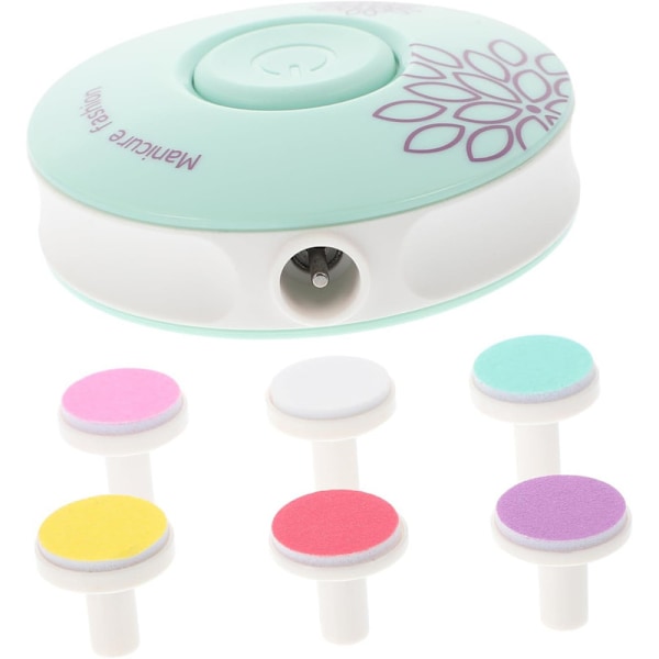 Elektrisk nagelfil automatisk portabel elektrisk nagelfilsborr Green