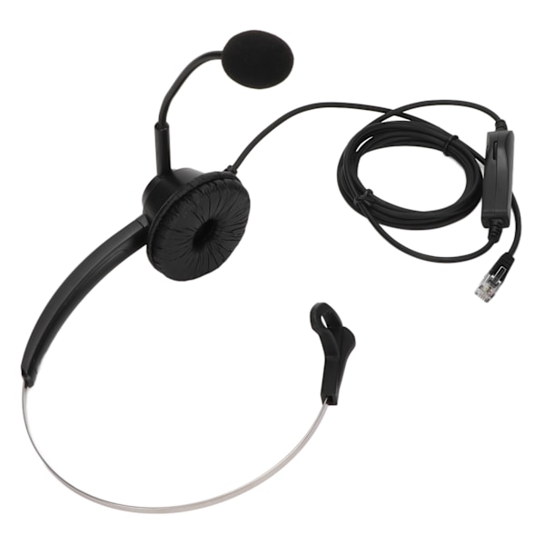 H360‑RJ9‑MV Telefon Headset RJ9 Business Headset med mikrofon til Call Center Kundeservice Online Kursus