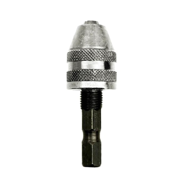 HexDrill Chuck Nyckellös Skruvdragare Slagskruvdragare Adapter Elektrisk Motor Klämma Chuck Fixtur Hex 0.3