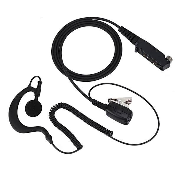 Wireless Walkie Talkie PTT Speaker Earpiece Ear Hook Headset Headphone For STP9000