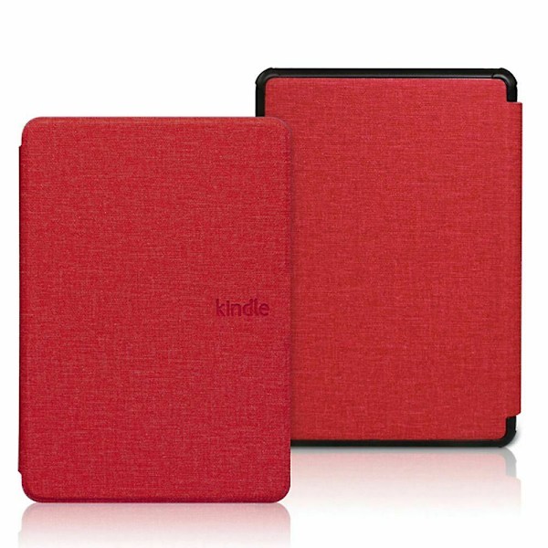 6,8 tum Smart Cover Folio-fodral för Kindle Paperwhite 5 11:e generationen 2021 Red