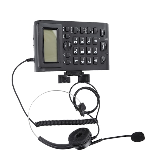 HT900 Call Center-telefon med omnidireksjonell mikrofon headset egnet for hjemmekontor