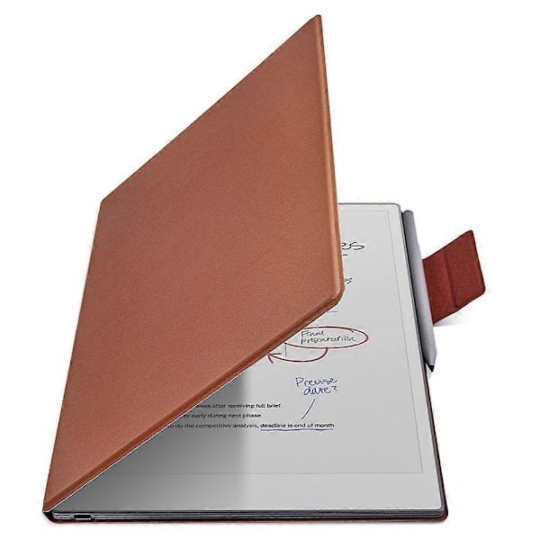 Suojakotelo ReMarkable Paper Pro -laitteelle - PC PU-nahka, magneettinen, kynäteline, automaattinen herätys/lepotila, monivärinen Multicolor Brown