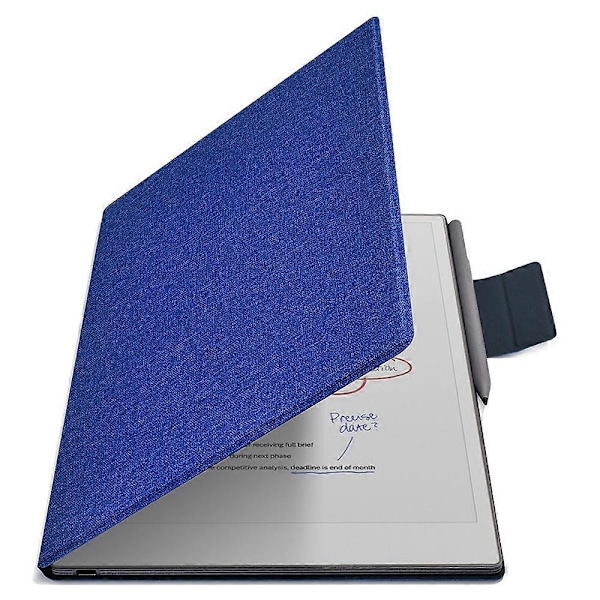 Suojakotelo ReMarkable Paper Pro -laitteelle - PC PU-nahka, magneettinen, kynäteline, automaattinen herätys/lepotila, monivärinen Multicolor Dark Blue